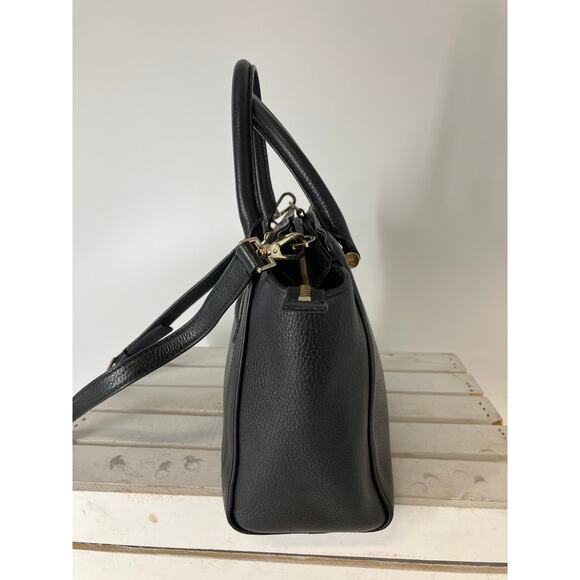 KATE SPADE BLACK PEBBLED LEATHER WOMENS MEDIUM CROSSBODY BAG - Picture 4 of 16